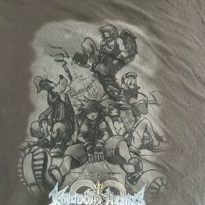 Disney Black Logo Tee Kingdom Hearts, “Birth by Sleep”